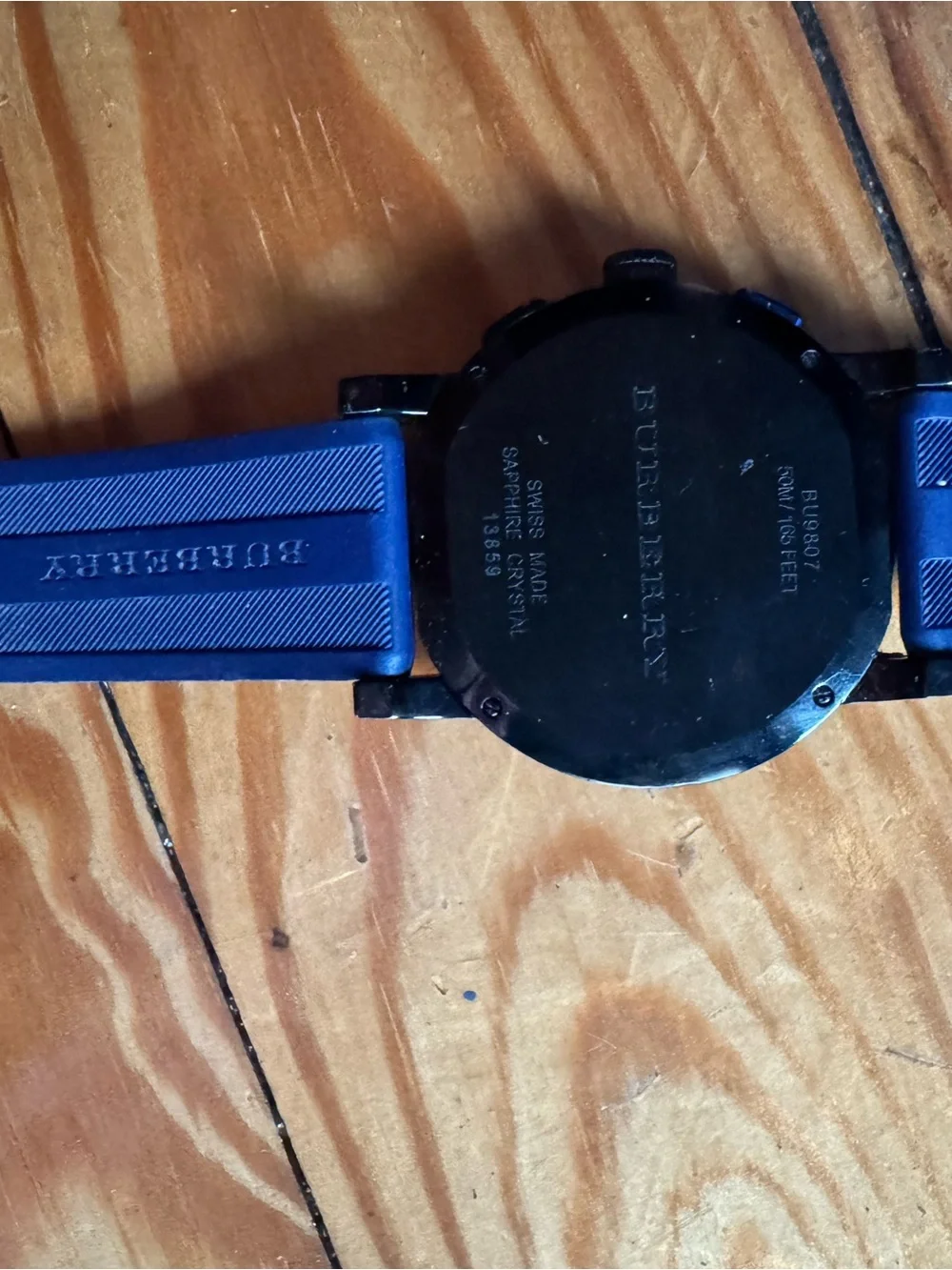 Burberry Black Men's Tachymeter Chronograph Watch